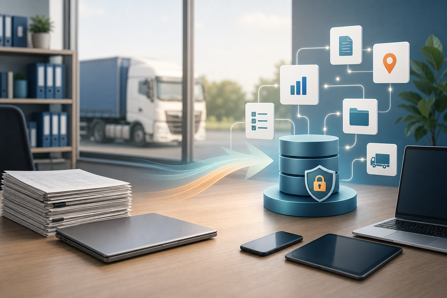 Van Tegader naar CAO Platform. Overstap van Excel-administratie naar centrale online urenregistratie voor transportbedrijven